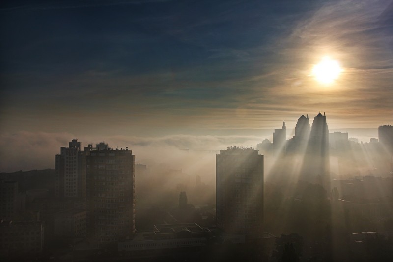 Dnepr sun rise