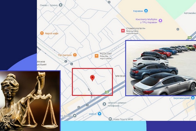Прокуратура пытается ликвидировать очередную незаконную автостоянку в Днепре