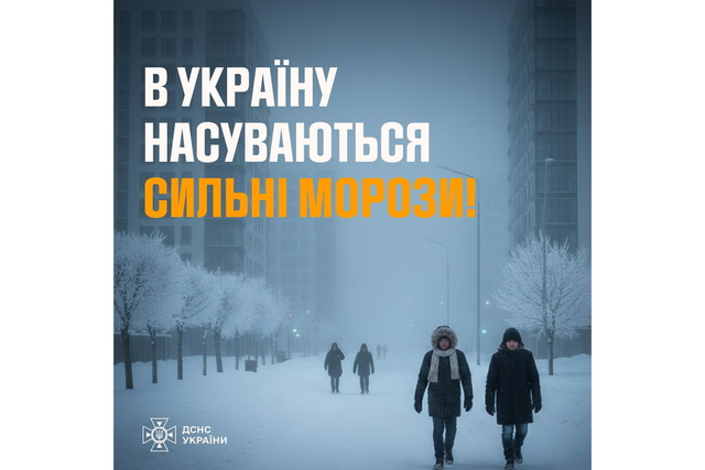 В Украину надвигаются сильные морозы!