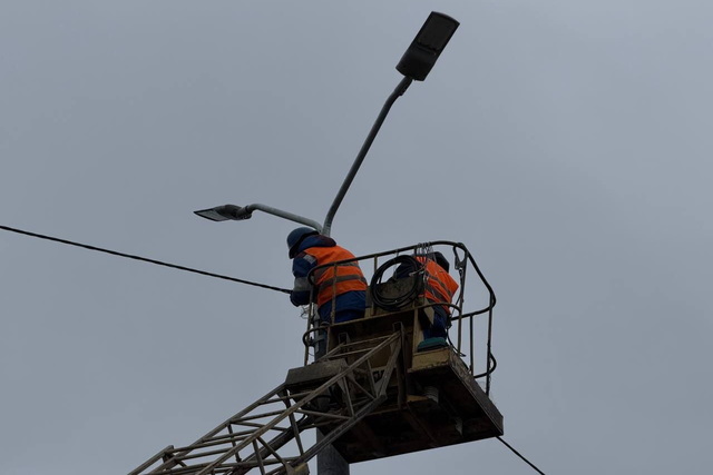 В Днепре при поддержке Европейского инвестиционного банка обновляют сети наружного освещения