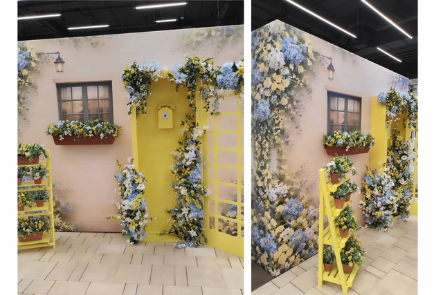 В Днепре создали новую весеннюю фотозону