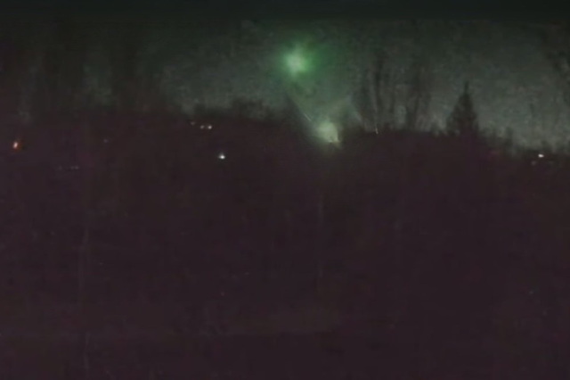 Над Кривым Рогом увидели вспышку метеора