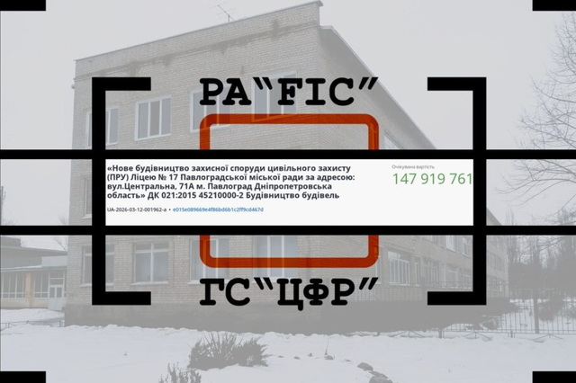 147 миллионов гривен потратят в Павлограде на подземное укрытие в школе