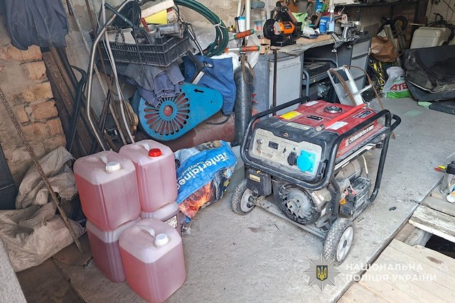 Полиция Днепра задержала мужчину, который украл генератор