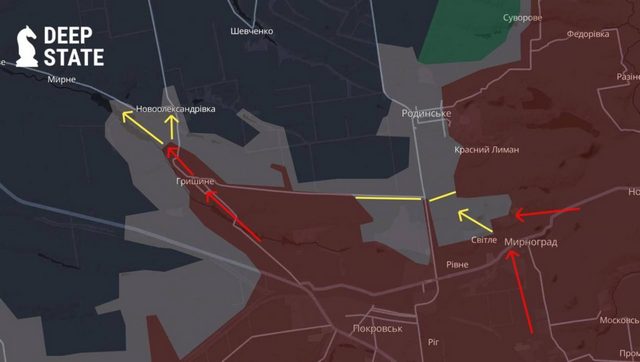 Мирноград и Покровск: фиксируется накопление сил и продвижение врага