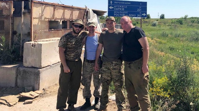 Каменской городской голова посетил бойцов на передовой