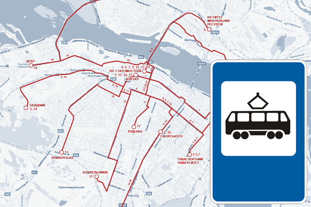 1 июля  трамваи № 12 изменят маршрут