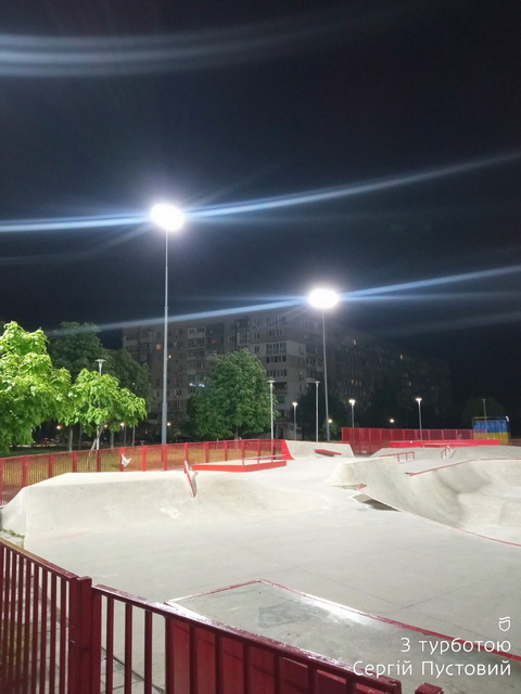 В скейт-парке сквера Усачева восстановили освещение