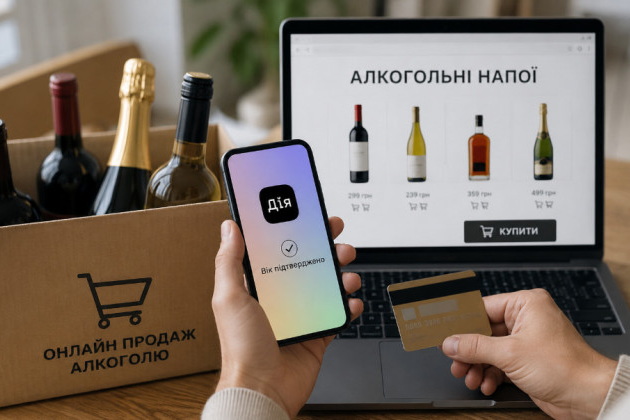 Алкоголь онлайн продадут только через «Дію»