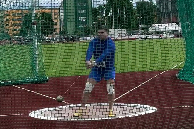Днепрянин Михаил Кохан выиграл соревнования по метанию молота в Эстонии
