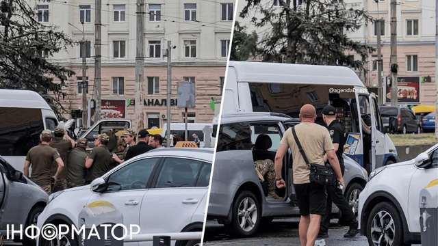 У Дніпрі спроба силової мобілізації завершилася сутичкою – у ТЦК полетіли цегла та стільці