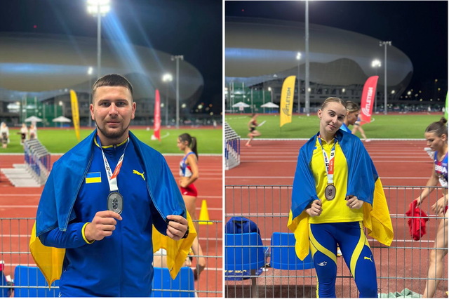 Двоє дніпрян-легкоатлетів стали призерами Чемпіонату Асоціації балканських легкоатлетичних федерацій U20 у Румунії