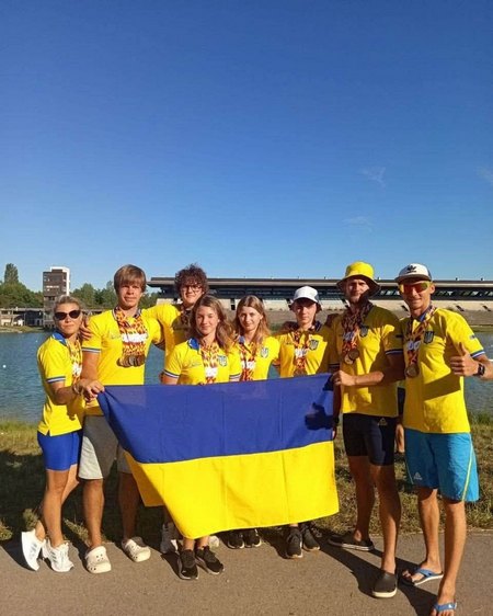 На чемпіонаті Європи з веслування на човнах «Дракон» дніпровські спортсмени вибороли 29 медалей