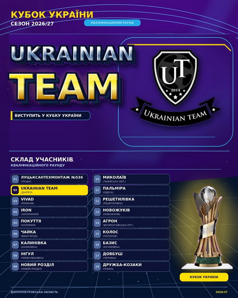 Дніпровський футбольний клуб готується до старту у Кубку України!