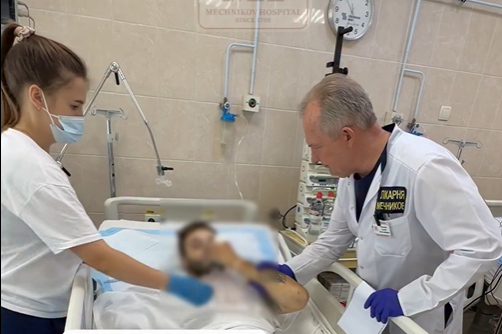 Здесь стоит запах защитников Украины…