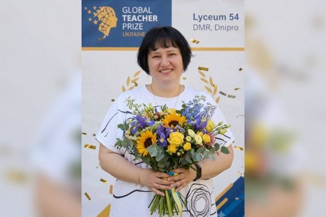 Учителька з Дніпра увійшла до ТОП-50 Global Teacher Prize Ukraine