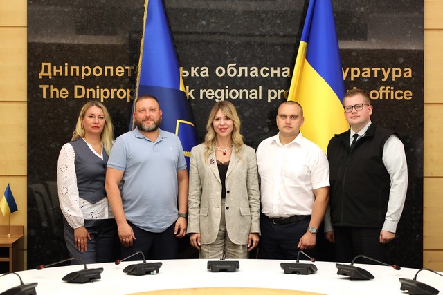 Дніпропетровську обласну прокуратуру відвідала делегація представників органів правопорядку Латвійської Республіки