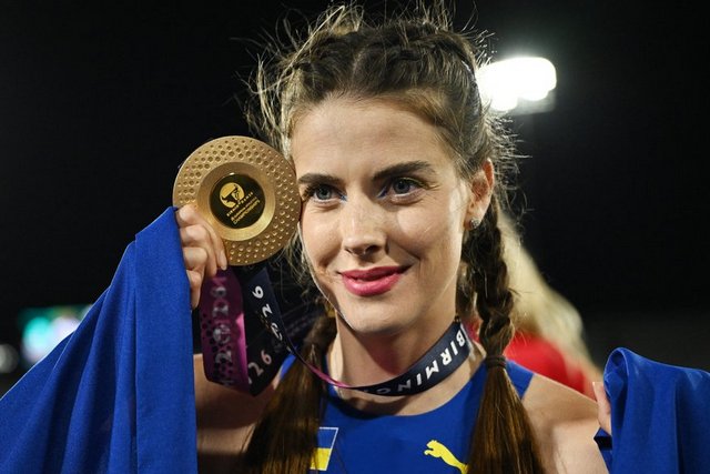 Ярослава Магучіх стала чемпіонкою Євро-2026. REUTERS/Dylan Martinez Ярослава Магучіх повторила історичний рекорд за титулами чемпіонки Європи в стрибках у висоту