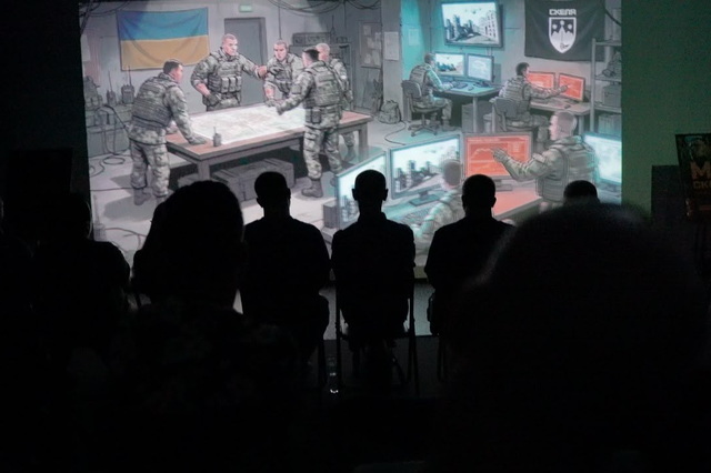 У Дніпрі презентували анімаційний фільм про бойовий шлях полку «Скеля»