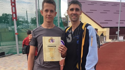 Ілля Гарькавий став срібним призером чемпіонату України з легкої атлетики