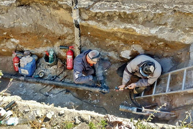 В Новокодакском районе газовщики ликвидировали утечку газа на подземном газопроводе