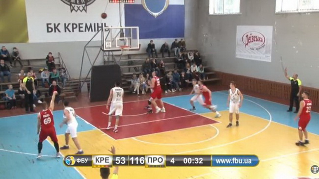 Высшая лига по баскетболу: каменский БК «Прометей» победил «Кремень» из Кременчуга