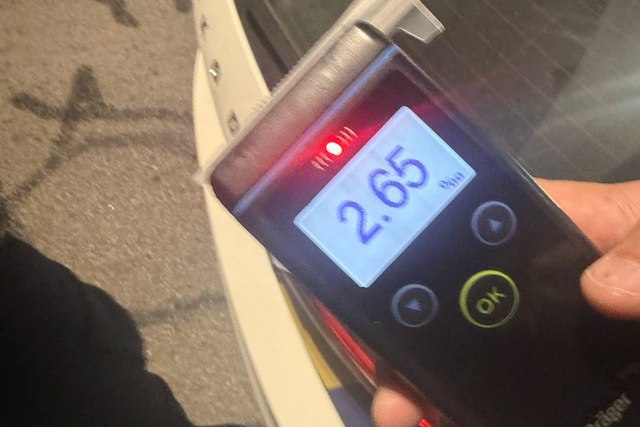 2,65 промилле алкоголя: патрульные выявляют пьяных водителей в Днепре