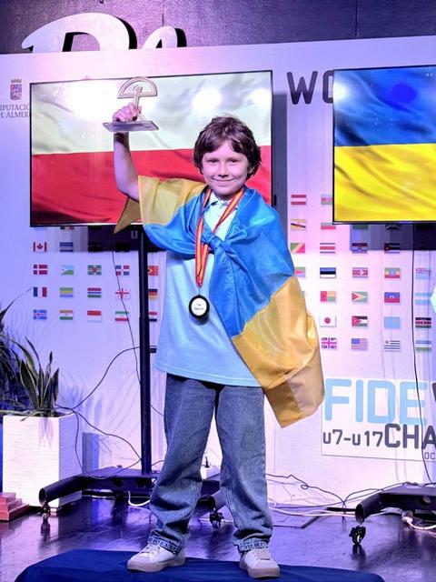 9-летний шахматист из Днепра стал чемпионом мира среди юношей