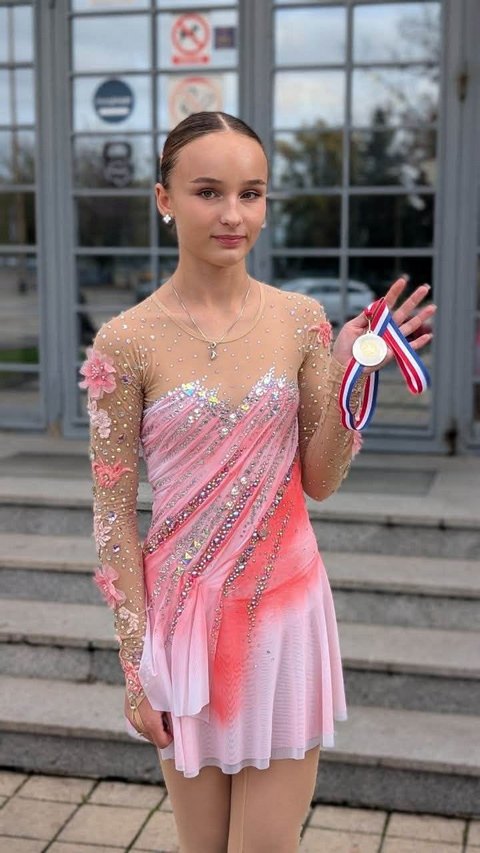 Фигуристка Адриана Шевцова из Днепра завоевала «серебро» турнира в Хорватии