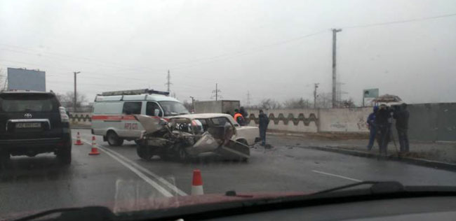 В Днепропетровске на ул. Космической произошло ДТП: один человек погиб