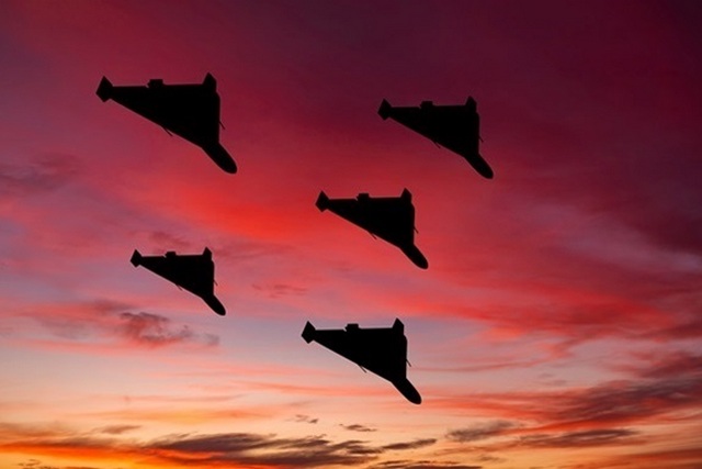 Днепр и область под массированной атакой беспилотников